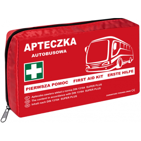 Apteczka autobusowa w saszetce DIN 13164 PLUS
