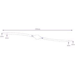 Rozszerzacz 3/4 mm (hegar), dwustronny , jednorazowy, sterylny