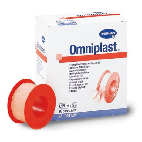 OMNIPLAST Przylepiec na tkaninie 1,25cm x 5m 