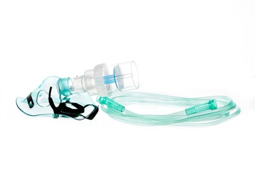 Maska tlenowa z nebulizatorem i drenem 210 cm dla noworodków roz. S