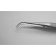 Pinceta okulistyczna odgięta, czubek 0,5 mm, dł. 100 mm