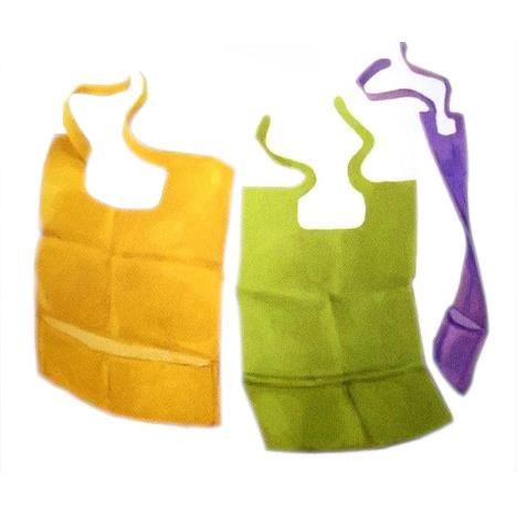 Jednorazowe śliniaki z kieszenią DentixPro POCKET, niebieskie