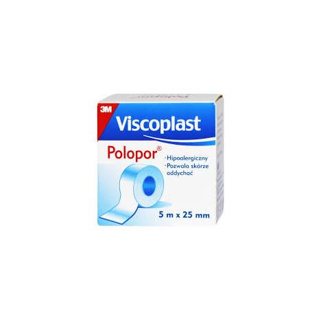 Viscoplast Polopor, plaster hipoalergiczny, 5 m x 50 mm, 1 szt.