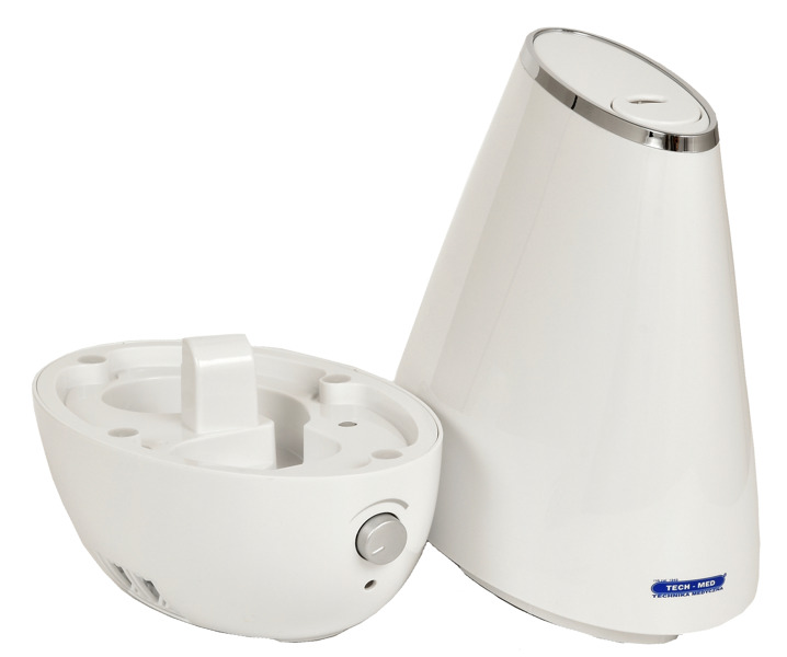 Nawilżacz powietrza ultradźwiękowy z jonizatorem TM LOTOS (biały)
