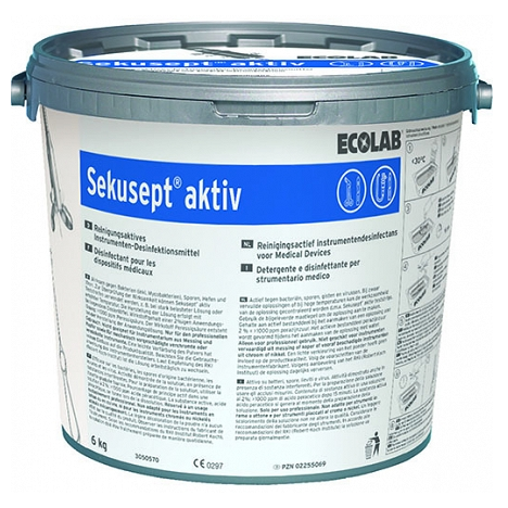 Sekusept Activ dezynfekcja endoskopów i instrumentarium medycznego, 1,5 kg.