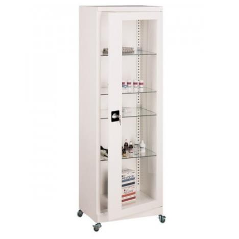 Metalowa szafa lekarska na kółkach Sml 111- biała