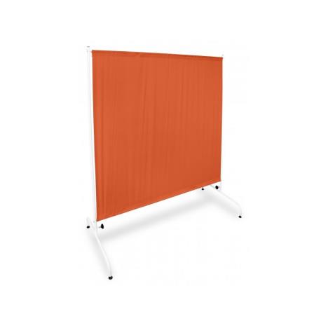 Parawan metalowy I PRM 1S W1 na stopkach pomarańczowy