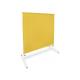Parawan metalowy I PRM 1S W1 na stopkach żółty
