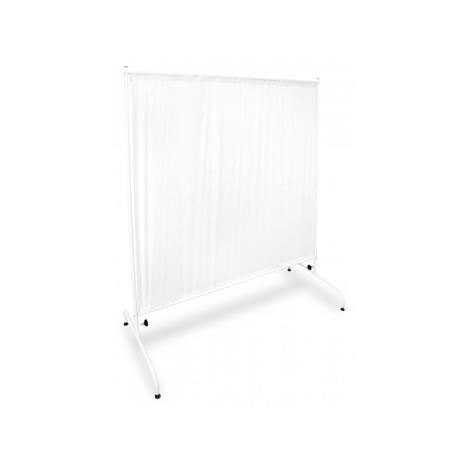 Parawan metalowy I PRM 1S W1 K na kółkach biały