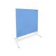 Parawan metalowy I PRM 1S W1 K na kółkach niebieski