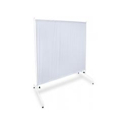 Parawan metalowy I PRM 1S W1 K na kółkach szary