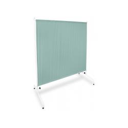 Parawan metalowy I PRM 1S W1 K na kółkach zielony