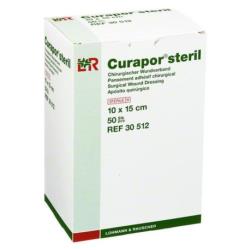 CURAPOR 10 x 15 cm chirurgiczny opatrunek jałowy, 50 szt.