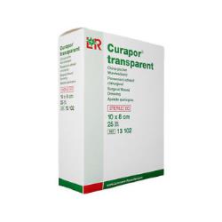 CURAPOR Transparent 10 x 8 cm opatrunek wodoodporny, 5 szt.