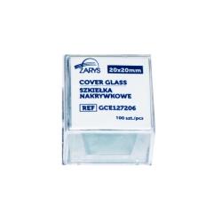 Szkiełka nakrywkowe 20 x 20 mm (100 szt.)