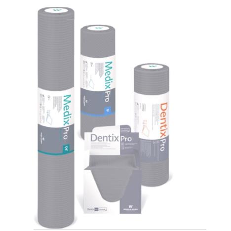 Rolka Medyczna Bibułowo-Foliowa MedixPro 50 x 50 cm x 40 m(80 szt), SZARY