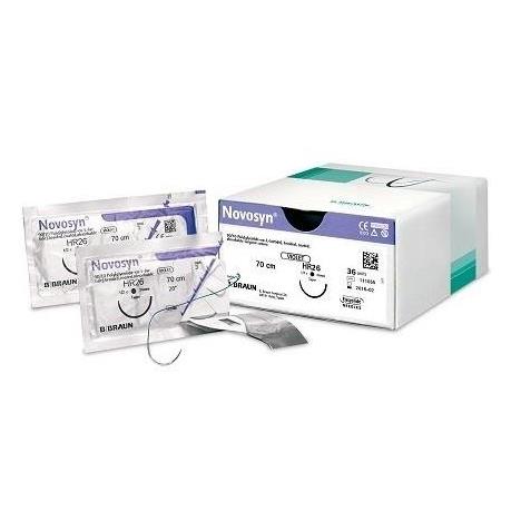 Szwy Novosyn® 1/2 koła, HRC37 2/0, (3) 70 cm-fioletowy-wchłanialne -36 szt.