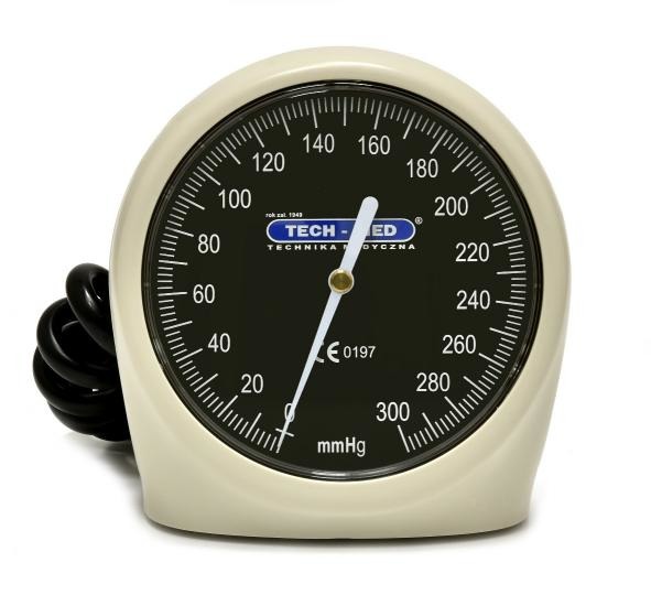 Ciśnieniomierz zegarowy TM-H czarny