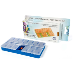 Pojemnik na leki - kasetka tygodniowa 