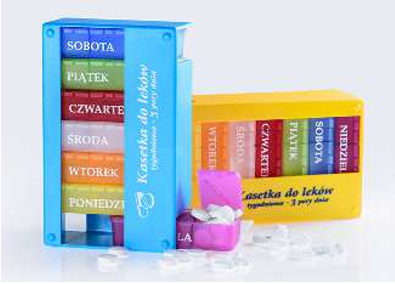 Pojemnik na leki 7-dniowy 3 pory dnia pn. El-Comp MINI7 