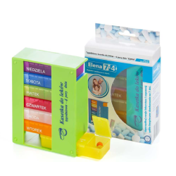 Pojemnik na leki 7-dniowy 4 pory dnia ELENA