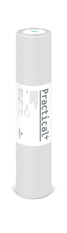 Rolka medyczna bibułowo-foliowa PRACTICAL+ 70x50cm x 100 szt, biały, 1 szt.