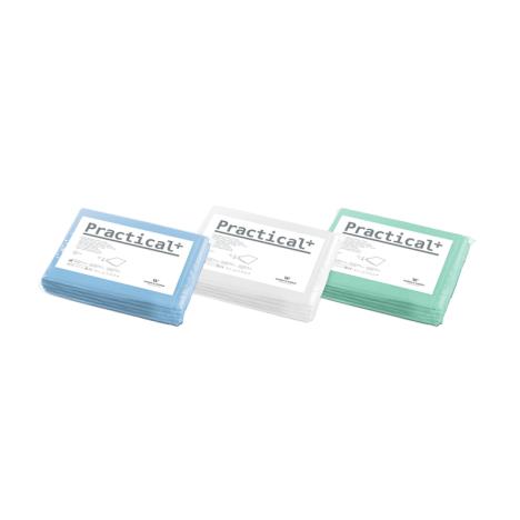 Prześcieradła medyczne bibułowo-foliowe PRACTICAL+ 150x210cm, 5 szt, niebieskie