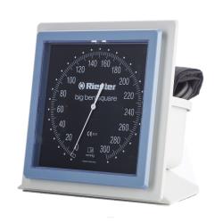 Biurkowy ciśnieniomierz zegarowy Riester Big Ben z kwadratową tarczą