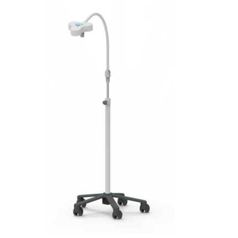 Lampa bezcieniowa LED FLH-3 bad.-zabieg., mobilna z gęsią szyją