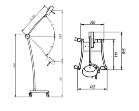 Lampa zabiegowa przejezdna  ORDISI L21-25R
