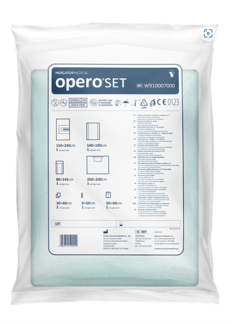 Zestaw uniwersalny z serwetą z wycięciem 