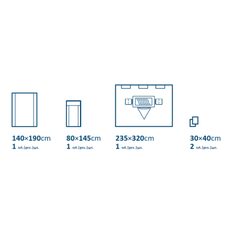 Zestaw ortopedyczny pionowy / izolacyjny M