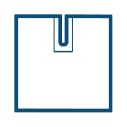 Serweta włókninowa 150 x 150 cm z przylepnym wycięciem 