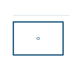 Serweta włókninowa 100 x 150 cm z otworem 9x12 cm, jałowa, 1 szt.