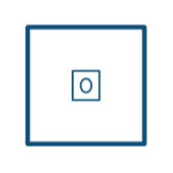 Serweta włókninowa 75 x 75 cm z otworem przylepnym 6x8 cm, jałowa, 1 szt.