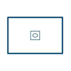 Serweta włókninowa 100 x 150 cm z otworem przylepnym 9x12 cm, jałowa, 1 szt.