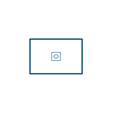 Serweta włókninowa 100 x 150 cm z otworem przylepnym 9x12 cm, jałowa, 1 szt.