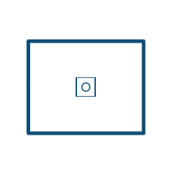 Serweta włókninowa 120 x 150 cm z otworem przylepnym 6x8 cm, jałowa, 1 szt.