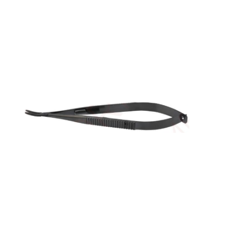 Igłotrzymacz Castroviejo TC wygięty 18 cm cermiczny czarny- 1 szt.