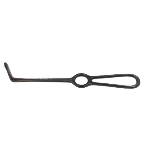 Hak chirurgiczny Langenbeck, ceramika, odwrotny, 40 x 11 mm, dł. 21 cm