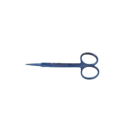 Nożyczki tytanowe Iris, ostro-ostre,  proste, dł. 11,5 cm 