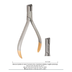 Kleszcze DYSTALNE TC, do cięcia i trzymania drutu, dł. 13cm