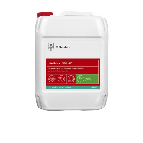 Mediclean 320 WC - żel do mycia powierzchni sanitarnych, 5L