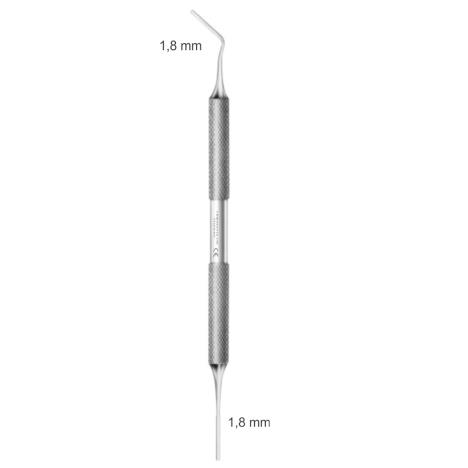 Periotom podwójnie zakończony, szer. końcówek 1,8 mm