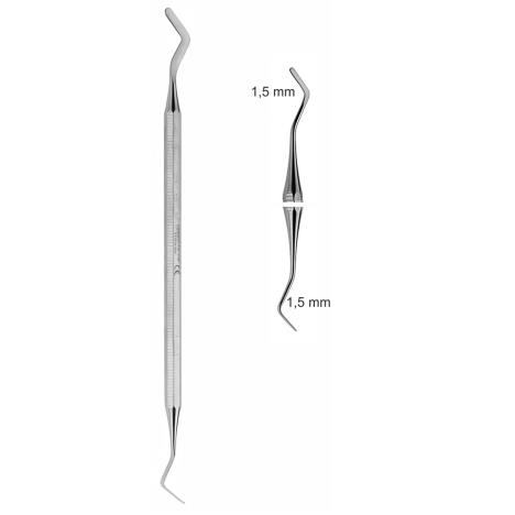 Nakładacz dwustronny, końcówki 1,5 mm x 1,5 mm, sztywny
