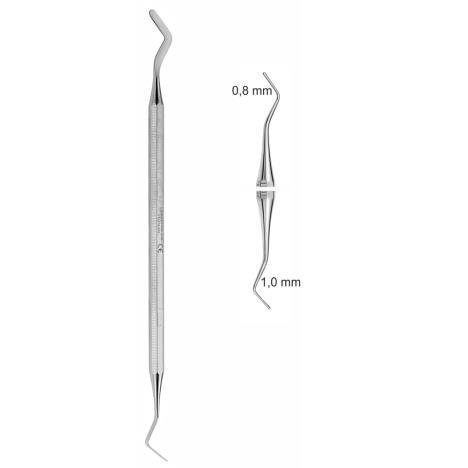 Narzędzie do wypełnień „gruszka”, dwustronne, 0,8 mm x 1,0 mm