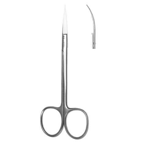 Nożyczki typu JOSEPH, końce ostre, dł. 140 mm, odgięte