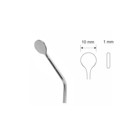 Lusterko implantologiczne, mikro, okrągłe, grubość 1 mm, śr. 10 mm, Fig. 1