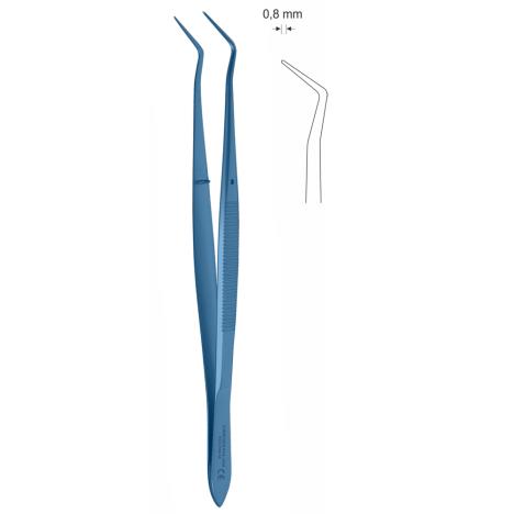 Pinceta stomatologiczna typu MERIAM, anatomiczna