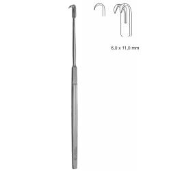 Haczyk dwuzębny, dł. 170 mm, 6×11 mm, ostry